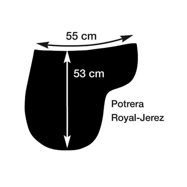 SUDADERO MARJOMAN DE LONA ALISTADA PARA SILLA POTRERA ROYAL O JEREZ