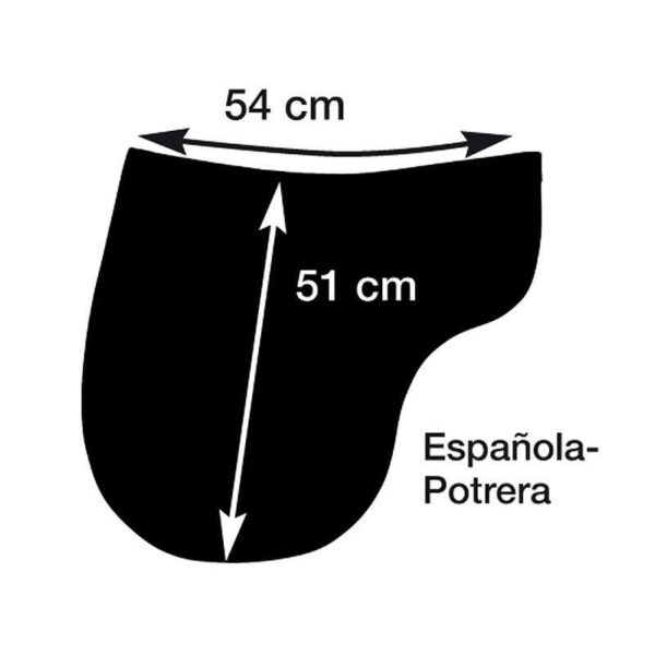 SUDADERO MARJOMAN DE LONA ALISTADA PARA SILLA ESPAÑOLA