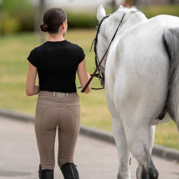 Pantalones de montar técnicos ROYAL RIDE J con rodillera de silicona Cavalliera - Imagen 4