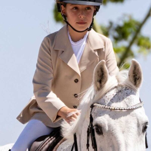 Chaqueta de concurso Cavalliera SUMMER LIGHT PURITY KIDS - Imagen 2